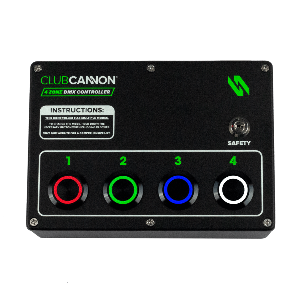 4 Zone DMX Cryo CO2 Jet Controller