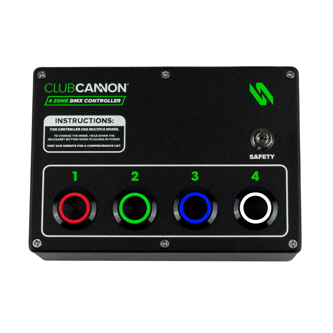 4 Zone DMX Cryo CO2 Jet Controller