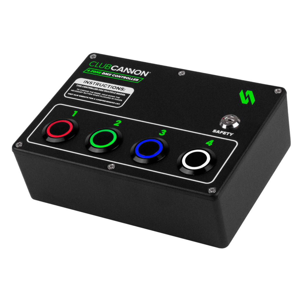 4 Zone DMX Cryo CO2 Jet Controller