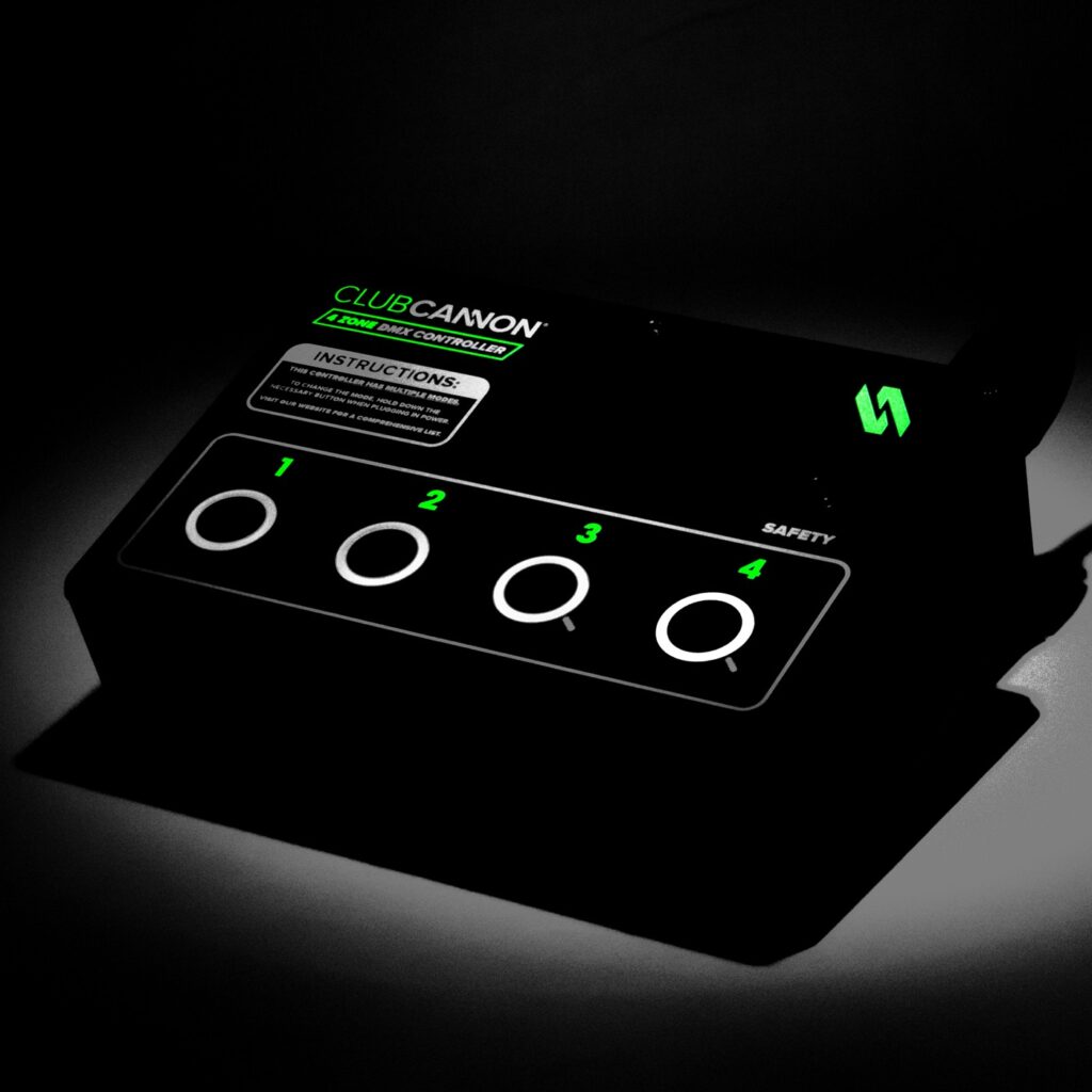 4 Zone DMX Cryo CO2 Jet Controller
